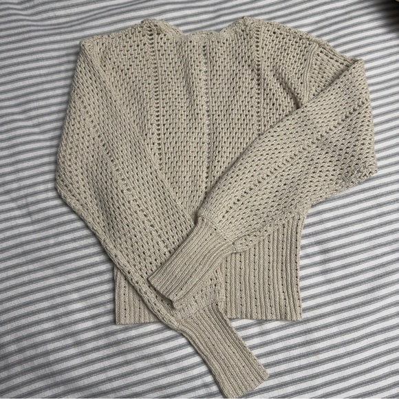 Aritzia Wilfred Crochet Caraway Cardigan Size S - Picture 10 of 14